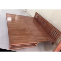 ghế gấp thành giường gỗ xoan đào