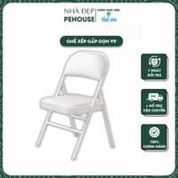 Ghế Gấp Văn Phòng Và Gia Đình Đa Năng, Ghế Văn Phòng Xếp Gọn - Hàng Chính Hãng - Trắng