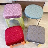 Ghế ghế bọc ghế bọc ghế bọc nhựa vuông bọc ghế giữ ấm dày dặn bốn mùa nhà hàng nhà hàng