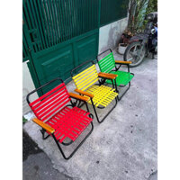 Ghế ghế cà phê, ghế dây nhựa đan dây tay gỗ siêu bền
