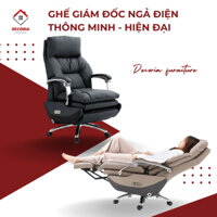 Ghế Giám Đốc Cao Cấp Ngả Điện Hiện Đại, Ghế Xoay Văn Phòng Thông Minh Decoria M205