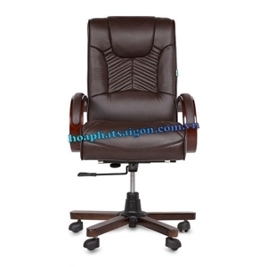 Ghế giám đốc chân gỗ Rof EC18017
