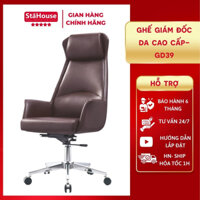 Ghế Giám Đốc Da PU Cao Cấp Chân Xoay - GD39