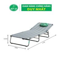 GHẾ - GIƯỜNG XẾP  DUY LỢI INOX  CỠ NHỎ Qùa tặng 10 móc áo