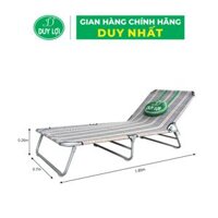 GHẾ - GIƯỜNG XẾP DUY LỢI THÉP CỠ LỚN TẶNG 10 MÓC ÁO KÉP NHỰA CAO CẤP DUY LỢI