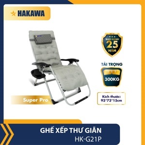 Ghế giường xếp thư giãn Hakawa HK-G21P