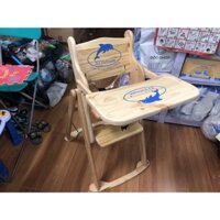 Ghế Gỗ Ăn Dặm Cá Voi Xanh Hàng IQ  Việt Nam Mẫu Mới Nhất 2025