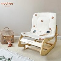 Ghế Gỗ Bập Bênh Mochee Rocking Chair cho bé, Ghế Nằm Rung Trẻ Em