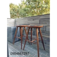 Ghế gỗ bar bán nguyệt chiều cao 65cm