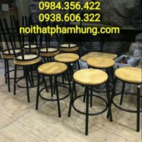 Ghế gỗ đôn cafe