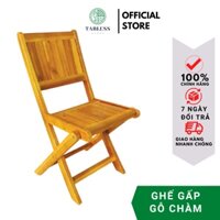 Ghế Gỗ Gấp Gọn Tựa Lưng Chất Liệu Gỗ Tràm Chống Nước Dành Cho Quán Cafe , Trà Chanh Cao Cấp Giá Rẻ Hàn Quốc
