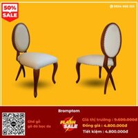 Ghế Gỗ Gõ Đỏ Bọc Da Bromptom