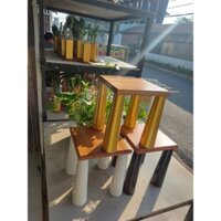 Ghế gỗ gõ đỏ phong cách Nhật Bản thích hợp cho du lịch, quán cafe ban công sân vườn