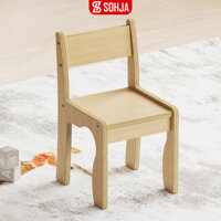 Ghế gỗ Montessori giúp trẻ ngồi chơi, ngồi học đúng tư thế thương hiệu SOHJA - PG14/ PG15