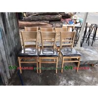 ghế gỗ nệm giá rẻ