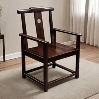 Ghế gỗ nguyên khối có tựa lưng, ghế học tập, ghế chính thức Grand Master, ghế phòng khách thư giãn, ghế ăn, ghế mạt chượ