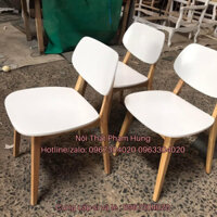 ghế gỗ quán cafe giá rẻ  ,   ghế gỗ sơn trắng