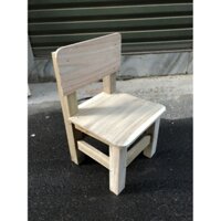 ghế gỗ tự nhiên cao 25  vuông 30x30