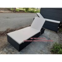 ghế hồ bơi giá rẻ giường mây nhựa ngoài trời giường tắm nắng