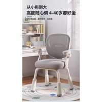 Ghế Học, Ghế Viết Bốn Chân Có Thể Điều Chỉnh Nâng Hạ, Ghế Tựa Lưng Gia Dụng, Ghế Bàn Học Sinh Tiểu Học