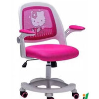 Ghế học sinh cao cấp Hello Kitty màu hồng .nâng hạ xoay tròn bé ngồi với bàn cao 70-75cm là phú hợp. mã hocsinh