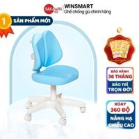 Ghế học sinh chống gù cao cấp Winsmart G102, Ghế ngồi học cho bé chuẩn tư thế, Xoay 360 độ Nâng hạ chiều cao