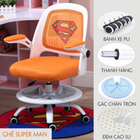 Ghế học sinh chống gù - Chống cận tăng chỉnh chiều cao - Ghế ngồi học sinh có gác chân - Tặng Thảm