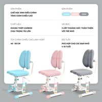 Ghế học sinh G04 chống gù tăng giảm chiều cao  có miếng đệm êm giúp bé có tư thế ngồi đúng, thoải mái