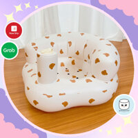 Ghế hơi tập ngồi cho bé, ghế phao tập ngồi cho bé từ 4 tháng tuổi mẫu gấu nâu