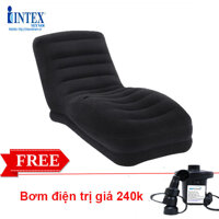 Ghế hơi tựa lưng intex cao cấp 68595