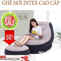 Ghế hơi tựa lưng Intex cao cấp tặng kèm bơm điện 2 chiều