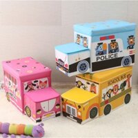 Ghế hộp đựng đồ hình xe dễ thương