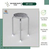 GHẾ INOX CHÂN CAO DONA QUI PHÚC, INOX 201 MẶT 30 PHI 25 SÁNG BÓNG CAO CẤP, PHÙ HỢP BÀN ĂN INOX