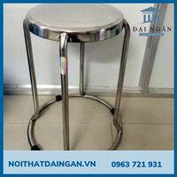 Ghế inox đôn hàn mặt tròn phi 19 dày 1mm