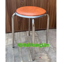 Ghế inox mặt da tròn Xuân Hoà ( HOẢ TỐC 1 GIỜ)
