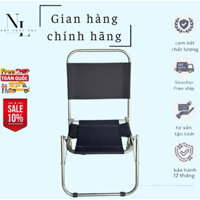 Ghế inox vải dù thấp đi du lịch câu cá ,dã ngoại, ghế câu cá, ghế xếp gấp gọn, ghế cafe