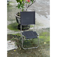 GHẾ INOX VẢI LƯNG CAO CAFE, ghế xếp gấp gọn, ghế câu cá, ghế cafe gấp gọn, ghế cafe