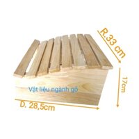 GHẾ KÊ CHÂN, GÁC CHÂN VĂN PHÒNG BẰNG GỖ CAO 12CM VÀ 17CM