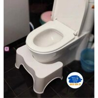 Ghế kê chân toilet, bồn cầu chống táo bón Việt Nhật, ghế kê chân đi vệ sinh cho bé siêu bền tiện dụng VHMART57