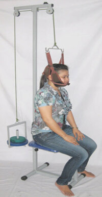 Ghế kéo cổ inox + tạ 5kg sắt sơn