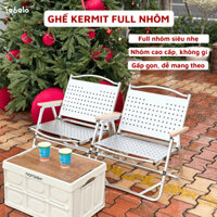 Ghế Kermit Full Nhôm, Ghế Camping Cực Chất Phù Hợp Cho Cắm Trại, Chill Ban Công, Ghế Xếp Cao Cấp