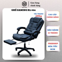 Ghế Làm Việc H2-906, Ghế Văn Phòng Ngả Lưng Rung Massage Có Gác Chân
