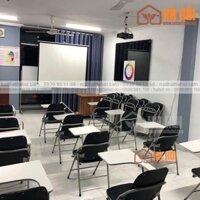Ghế Liền Bàn Chân Sơn màu đen GLB01B