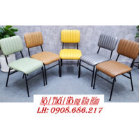 Ghế lotte bọc nệm dùng cho cafe, quán trà sữa...