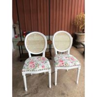 Ghế Louis Bọc Vải Hoa – Shop nội thất