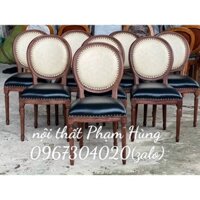 ghế louis cao cấp không tay bọc nệm hay bọc si theo yêu cầu khách