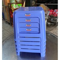 GHẾ LÙN NHỰA DUY TÂN, COMBO 5 CÁI ,MÀU XANH VÀ MÀU ĐỎ