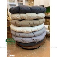 Ghế lười bập bênh thư giãn Papasan 1m2 mây phòng ngủ cho bé, decor ban công, trang trí phòng khách xem tivi  HealHomes - Đặt màu nệm riêng,110CM