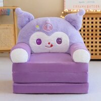 Ghế lười bông gập 3 tầng hình thú 50x120cm , Ghế bông gập đa năng cho bé -changagoithuhoai GHB253