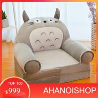 Ghế Lười Bông Hình Thú,Sofa Giường Cho Bé 3 tầng-MẪU THỎ TORO XÁM (CGHN)